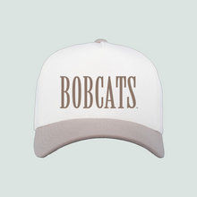 Load image into Gallery viewer, Bobcats Snapback - Vintage White/Khaki Hat
