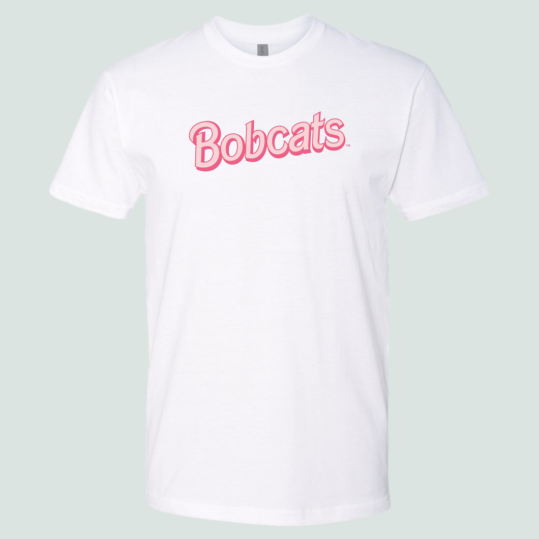 (50% OFF) Bubble Gum Bobcats - White Soft Wash TS