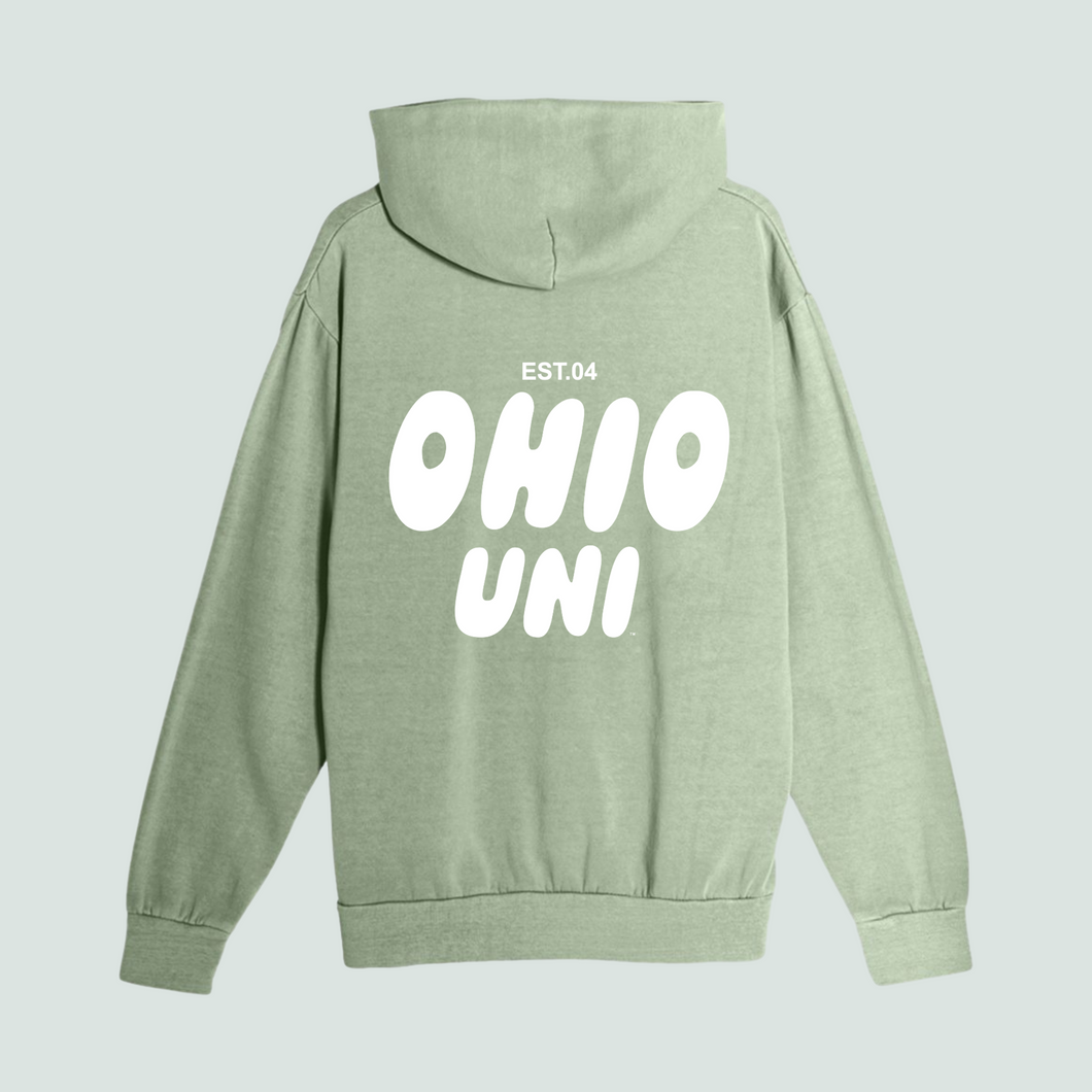 Ohio Uni - Pigment Oil Green Hoodie