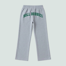 Load image into Gallery viewer, Roll Bobbies - Athletic Heather Wide Leg Sweatpants
