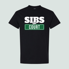Load image into Gallery viewer, Sibs On Court - Black TS
