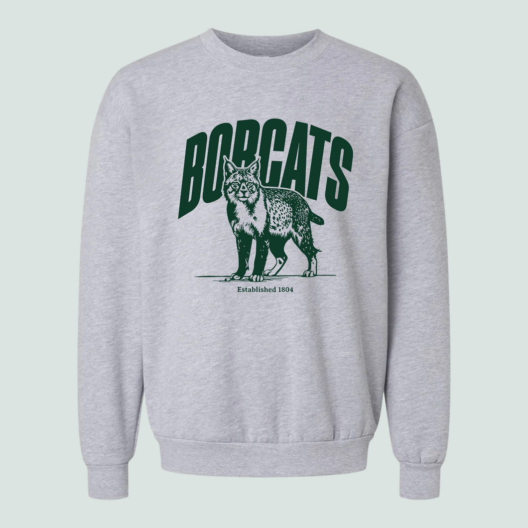 Vintage Bobcats Arch - Sport Grey Crew
